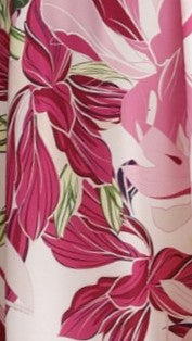 Kaethe Maxi Dress - White/Pink