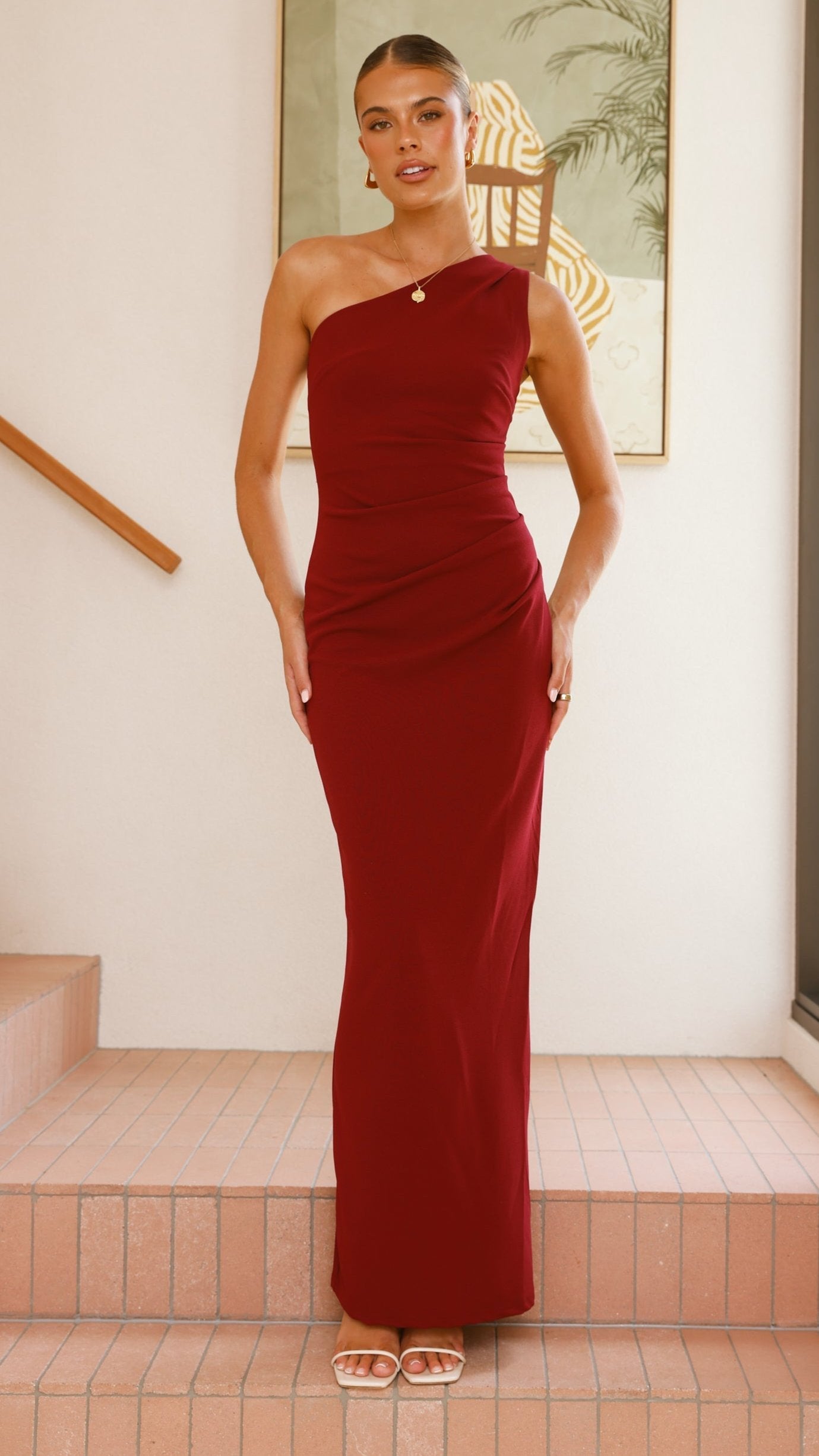 Cataleya Maxi Dress - Wine
