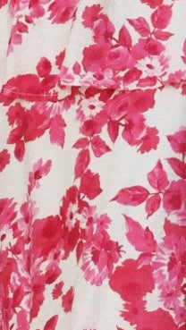 Odilia Maxi Dress - Pink/White Floral