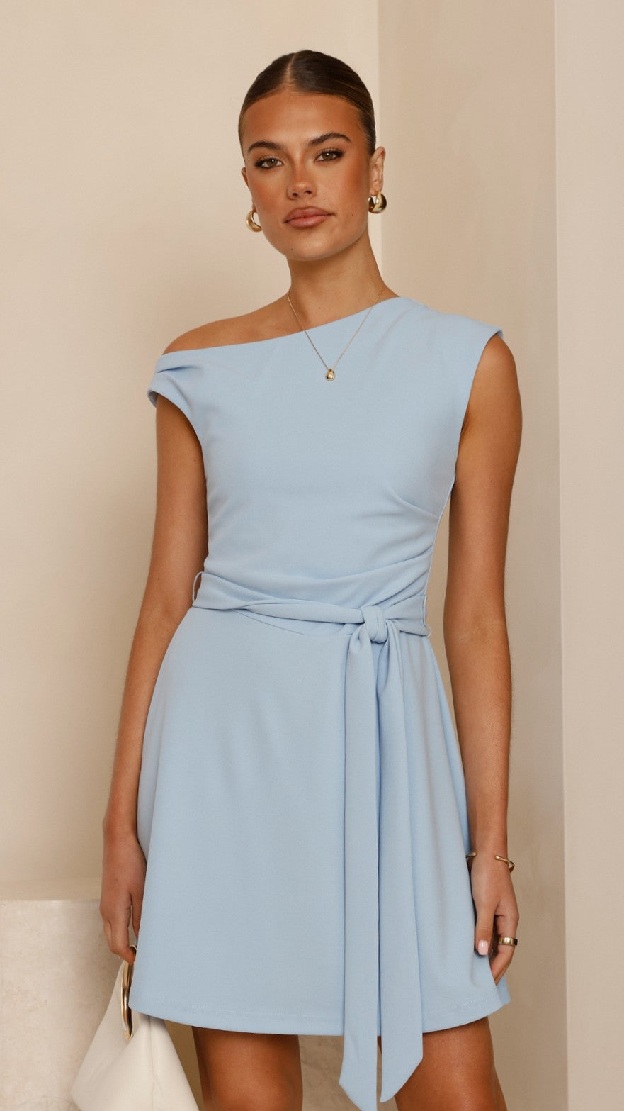 Gem Mini Dress - Blue