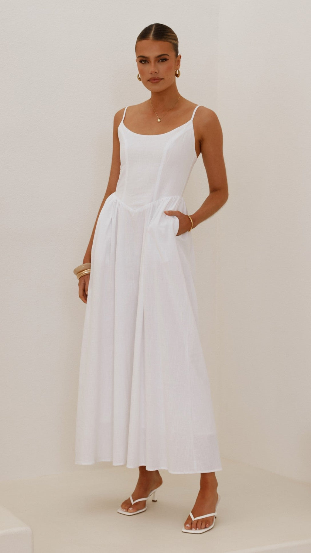 Laurelia Maxi Dress - White