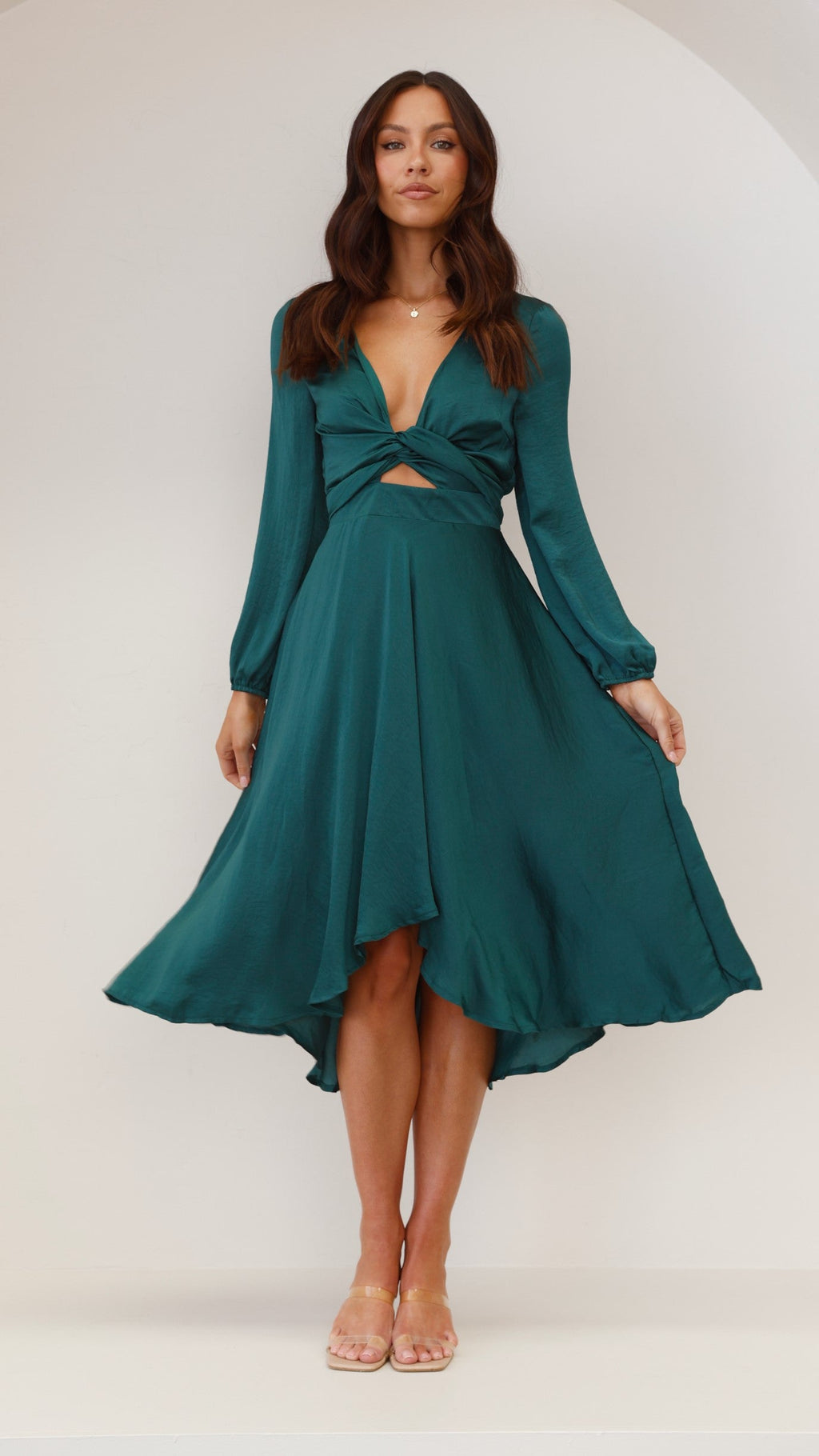 Starry Nights Dress - Emerald