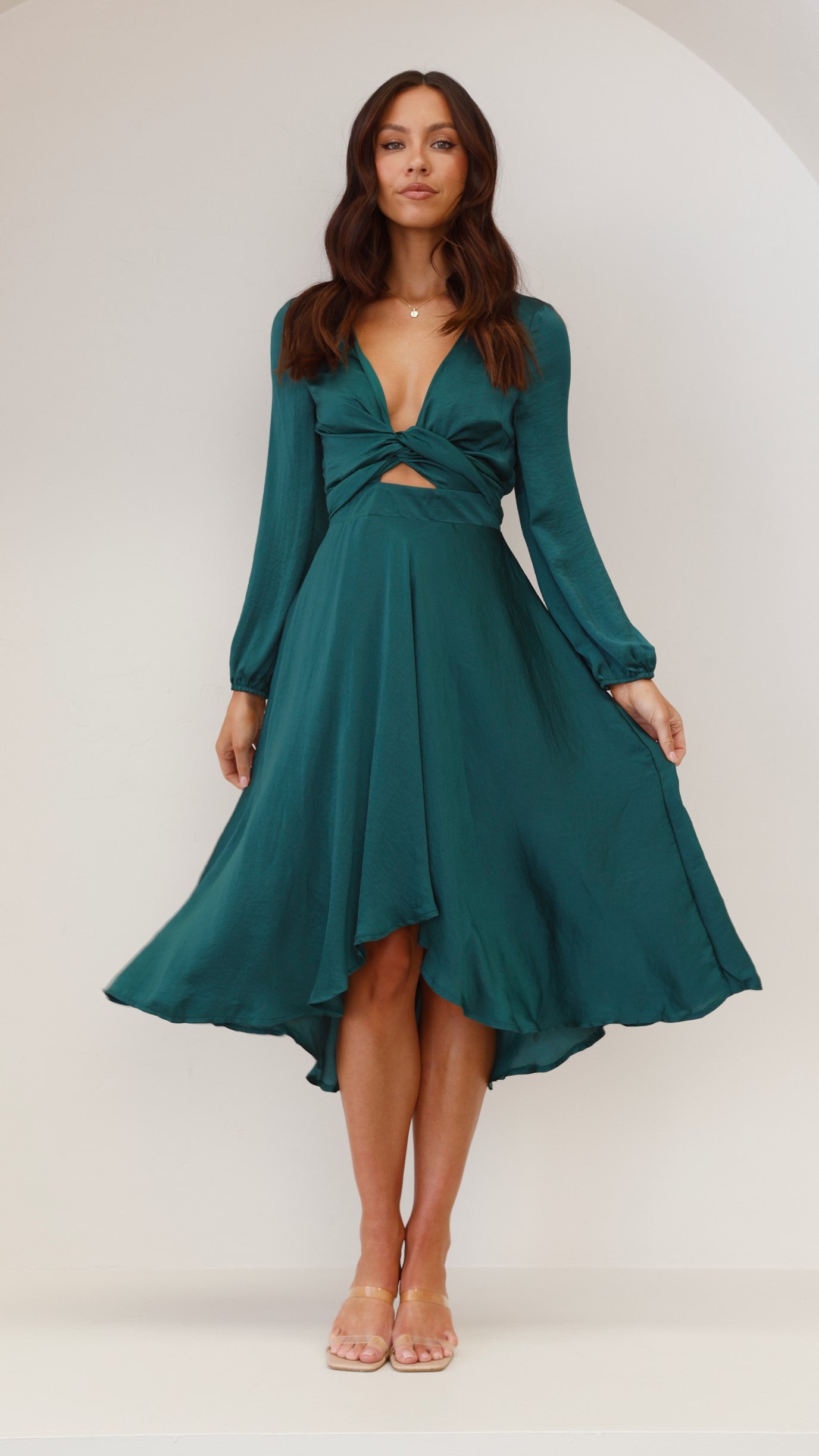 Starry Nights Dress - Emerald