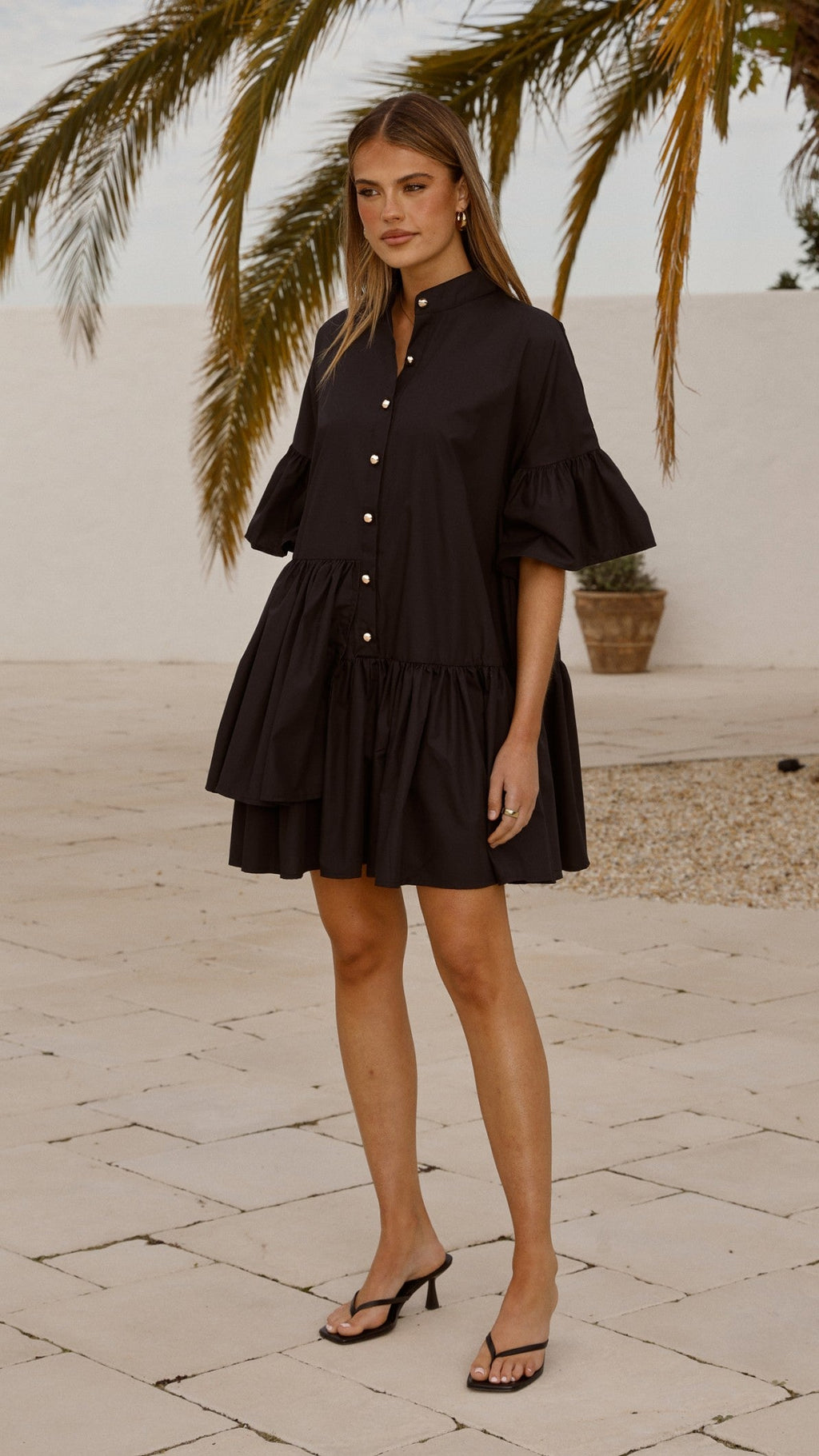 Viola Mini Dress - Black