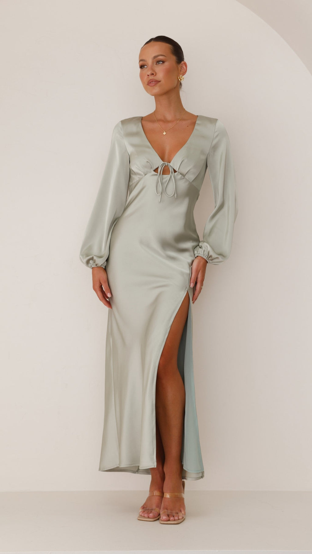 Brigitte Maxi Dress - Olive
