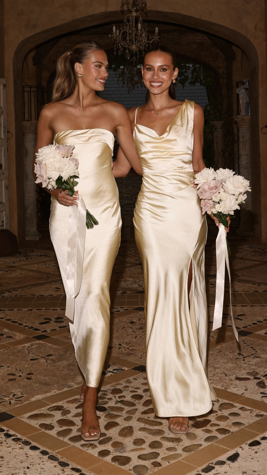 Iris Asymmetrical Maxi Dress - Yellow