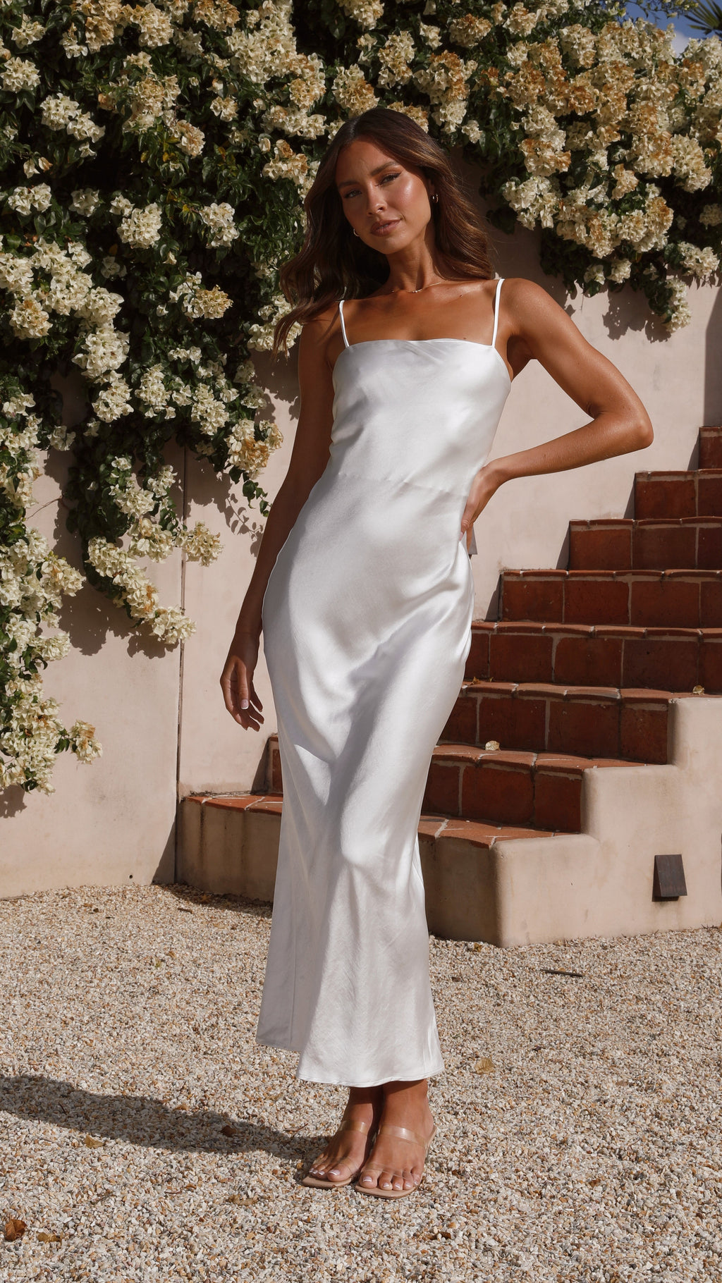 Keira Maxi Dress - Pearl