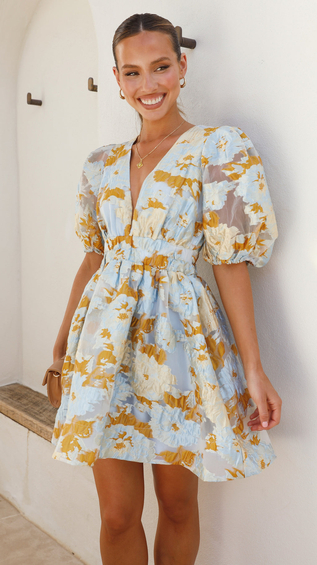 Abel Mini Dress - Blue