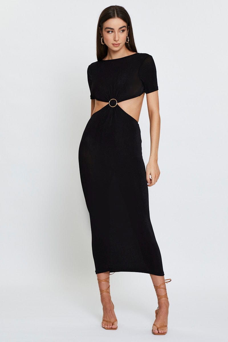 Black Maxi Dress Bodycon
