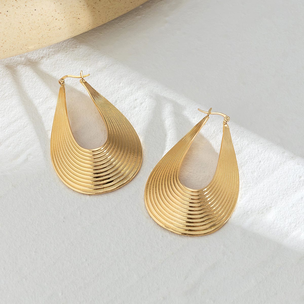 Geometric Abstract Pattern Dangle Earrings